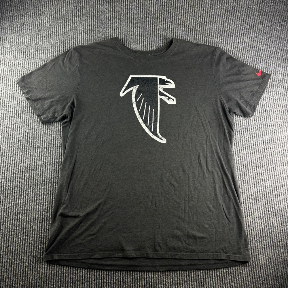 Nike NFL Atlanta Falcons T-Shirt Mens XL Charcoal Tri-Blend Athletic Cut 3003